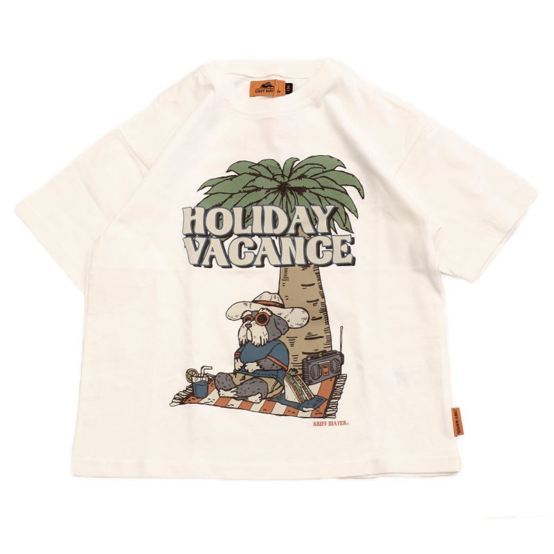 クリフメイヤー キッズ アニマルプリント 半袖Tシャツ シュナウザー 2447853