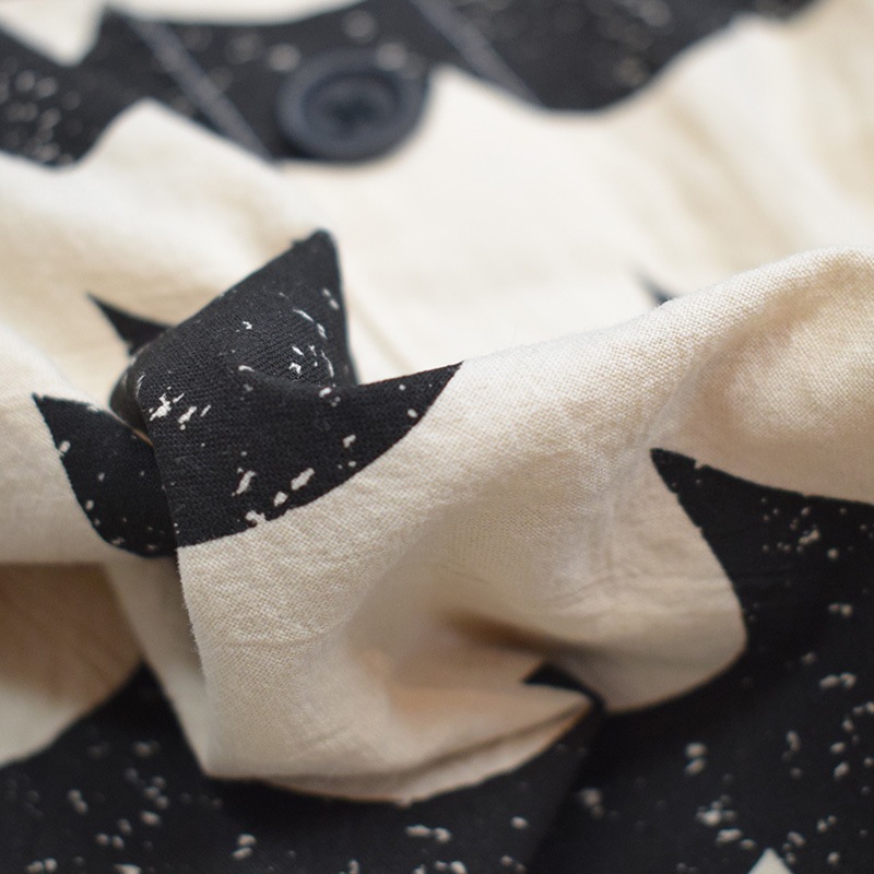 メイクユアデイ MAKE YOUR DAY なみなみ柄ベビーオール 610414