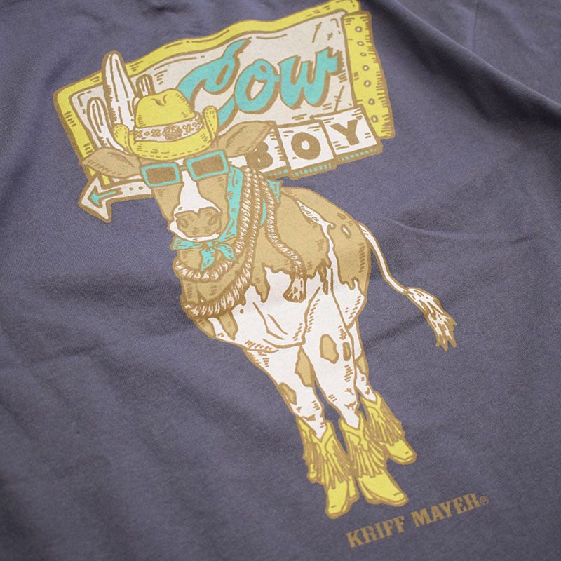 クリフメイヤー キッズ アニマルプリント 半袖Tシャツ 牛 2447854