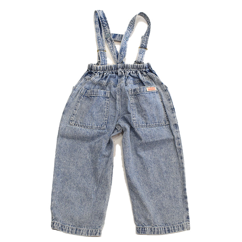 ピードットプルミエ p.premier サスペンダーデニムワイドパンツ 221026