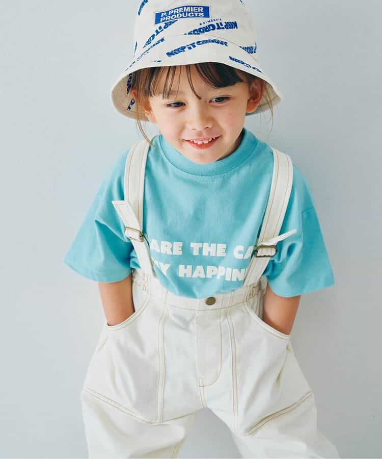 ピードットプルミエ p.premier サスペンダーデニムワイドパンツ 221026