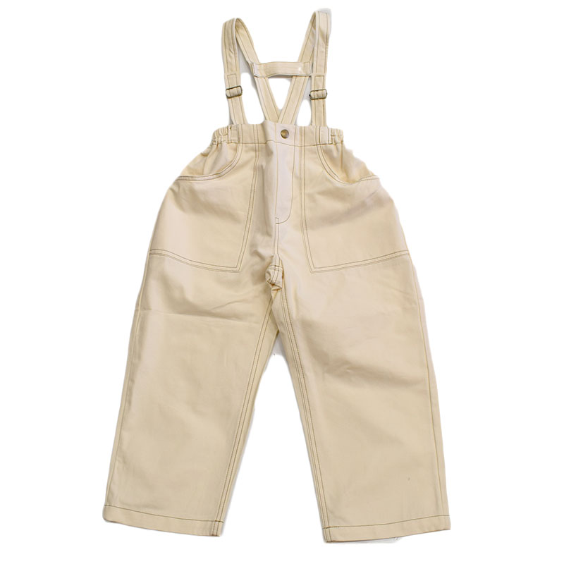 ピードットプルミエ p.premier サスペンダーデニムワイドパンツ 221026