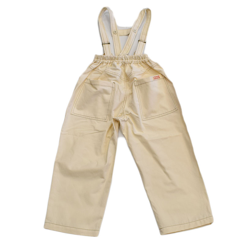 ピードットプルミエ p.premier サスペンダーデニムワイドパンツ 221026