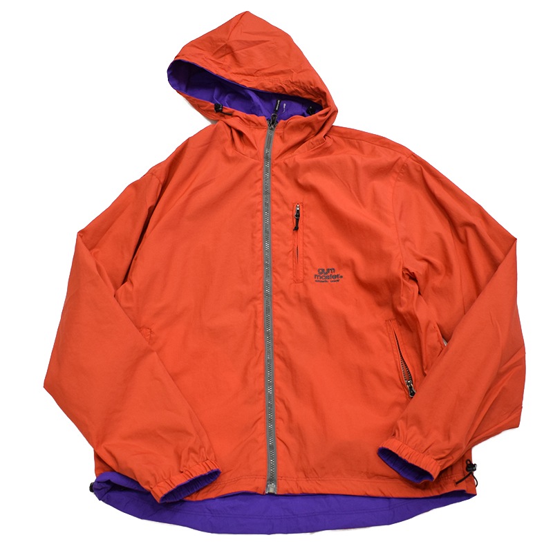 ジムマスター GYMMASTER リバーシブルナイロンフードジャケット パープル63 G918635