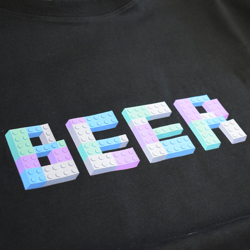 YOIDORE ヨイドレ ブロックビール Tシャツ 826210