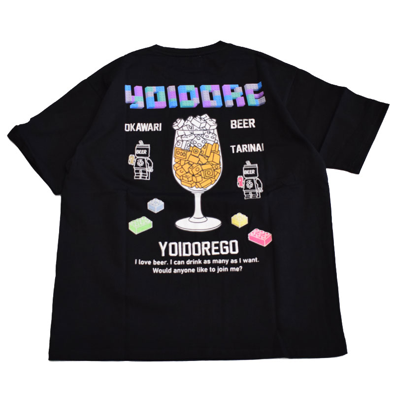 YOIDORE ヨイドレ ブロックビール Tシャツ 826210