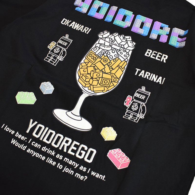 YOIDORE ヨイドレ ブロックビール Tシャツ 826210