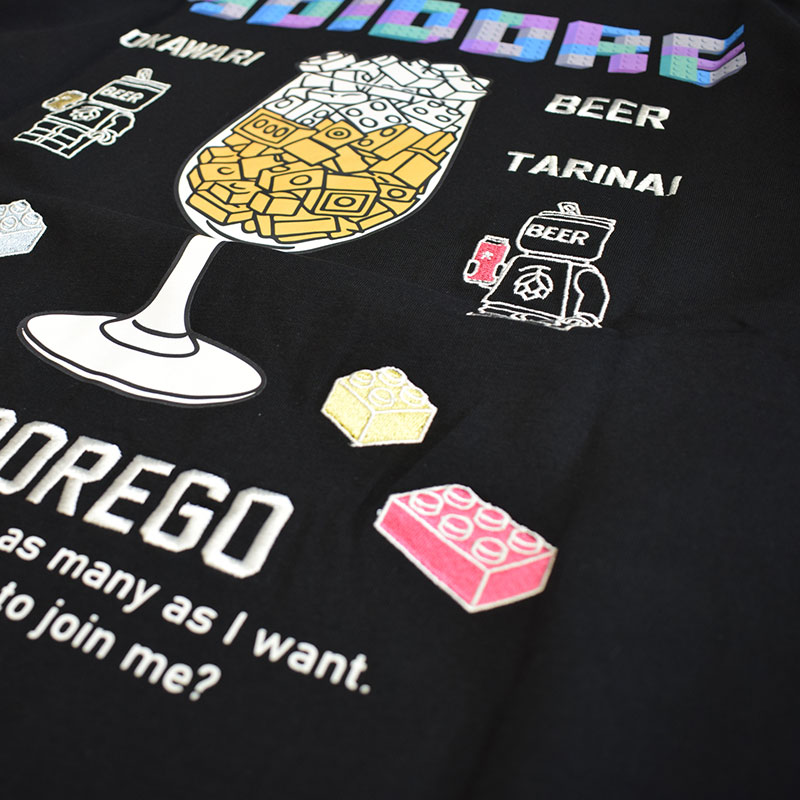 YOIDORE ヨイドレ ブロックビール Tシャツ 826210