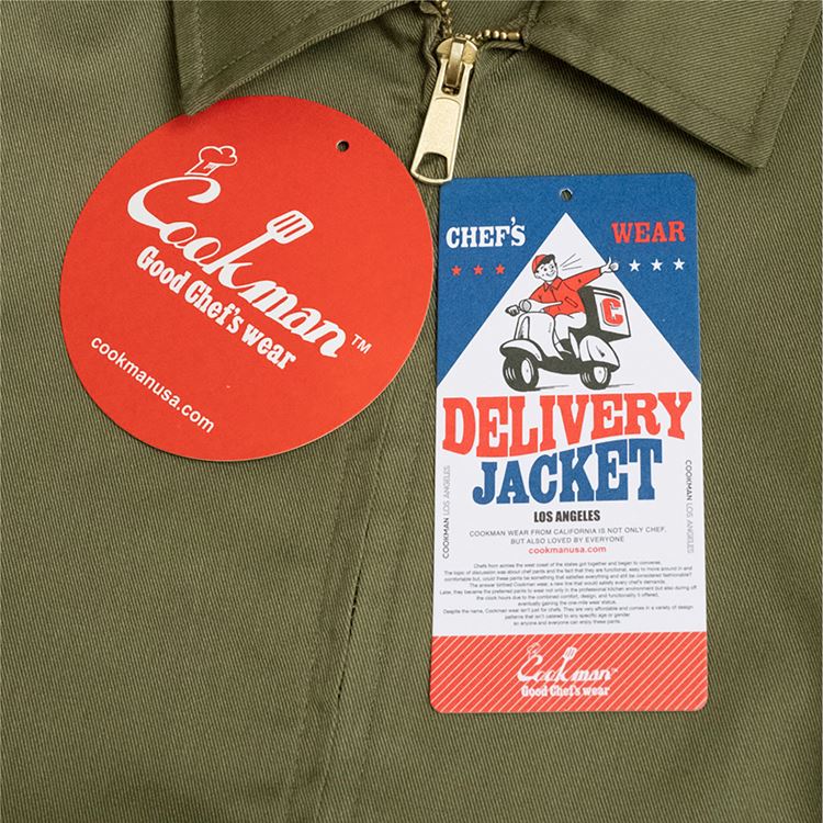 クックマン COOKMAN デリバリージャケット Delivery Jacket カーキ 231-03428