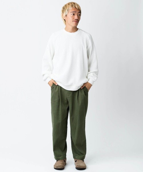 ジムマスター GYMMASTER 12oz ヘビーワッフルクルーネック 633721