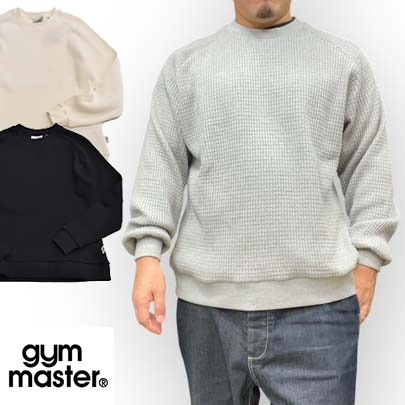 ジムマスター GYMMASTER 12oz ヘビーワッフルクルーネック 633721