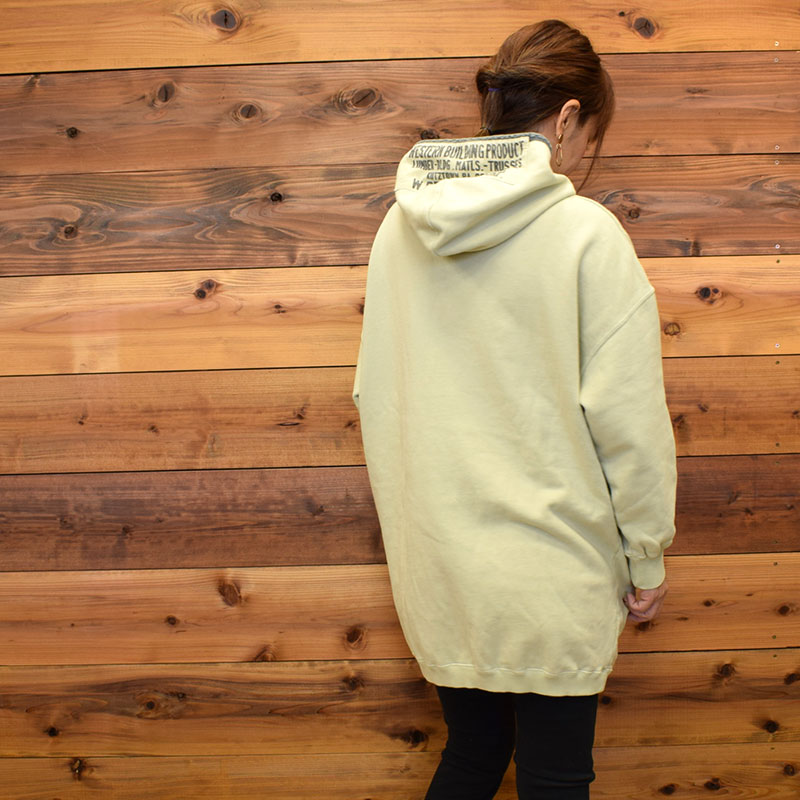 ライム LIME レディース しっかり裏毛 ロングパーカー 20102605