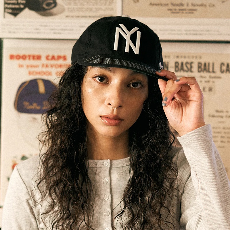 アメリカンニードル AMERICAN NEEDLE ベースボールキャップ Negro League ニューヨーク・ブラックヤンキース smu700b-nby