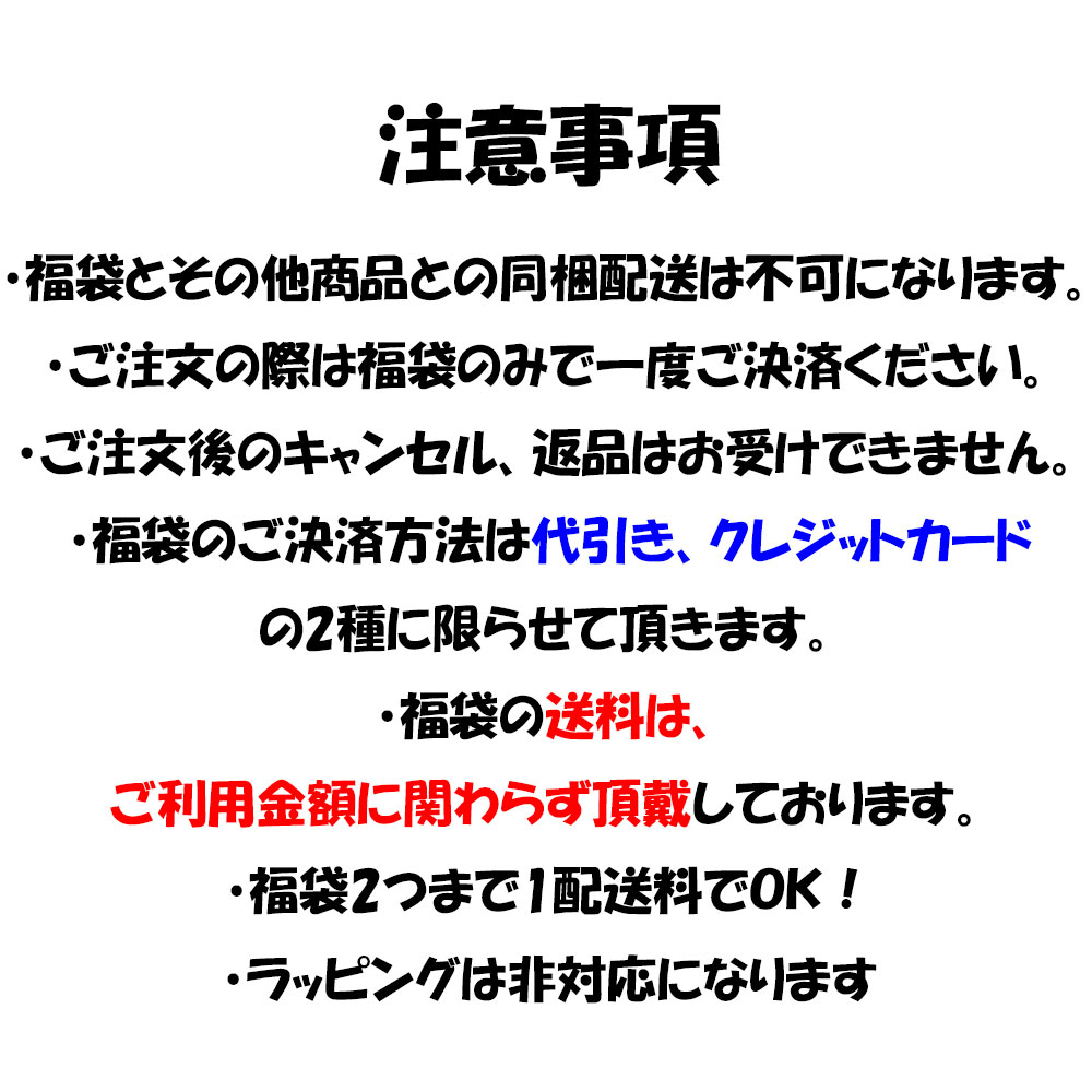 【目玉！】夏の大入り福袋！総額￥12,000以上詰まった超お得バッグ！