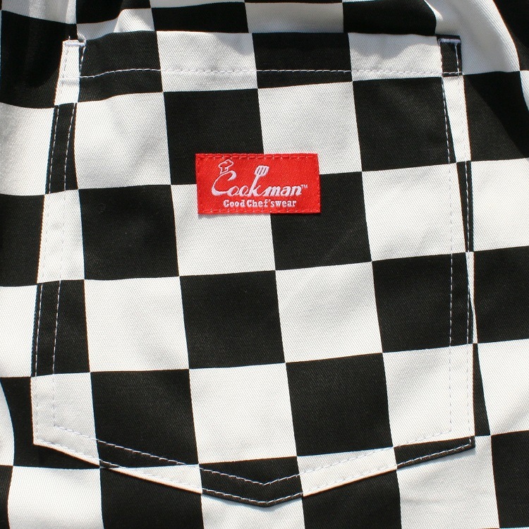 クックマン COOKMAN シェフパンツ ショート チェッカー 231-32940