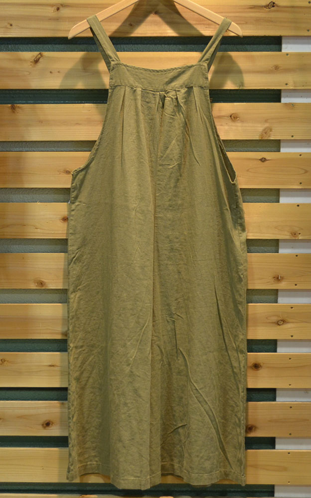 ナネア NANEA 麻レーヨン フロントタック オールインワン