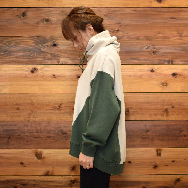 ライム ＬＩＭＥ レディース 裏起毛ボリュームネックワイドパーカー