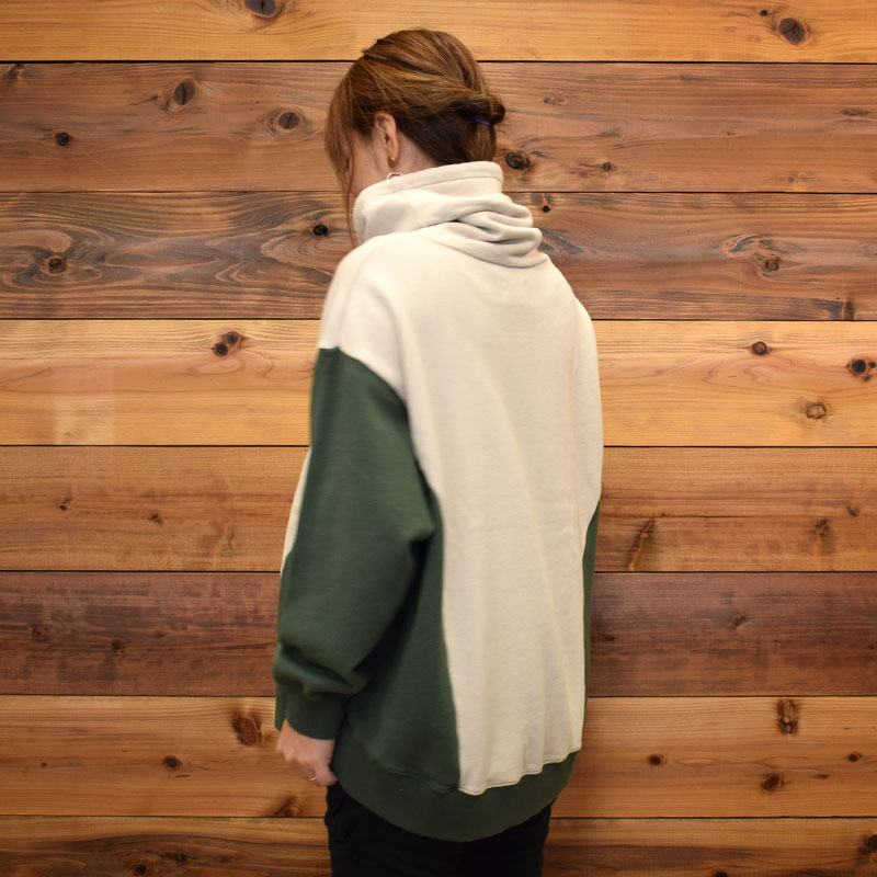 ライム ＬＩＭＥ レディース 裏起毛ボリュームネックワイドパーカー