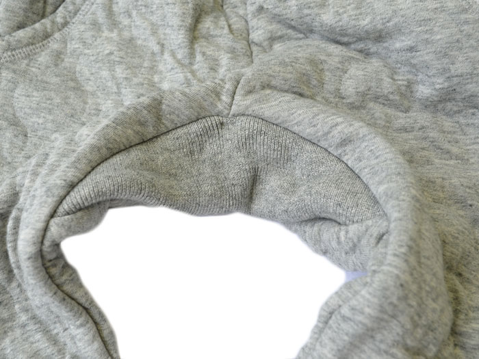 オーシャンアンドグラウンド アンクルリブキルティングパンツ グレー