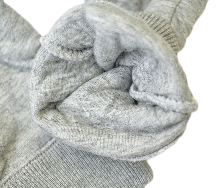 オーシャンアンドグラウンド アンクルリブキルティングパンツ グレー