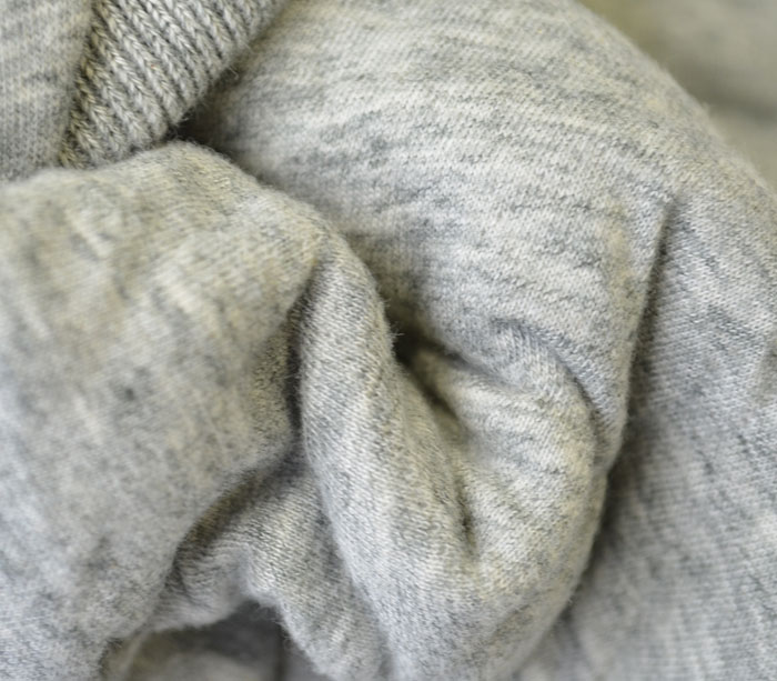 オーシャンアンドグラウンド アンクルリブキルティングパンツ グレー