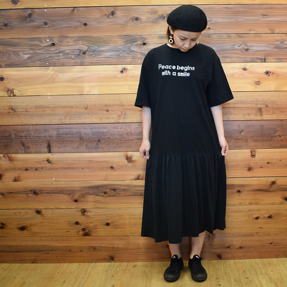 ライム ＬＩＭＥ レディース フレアワンピース５分袖