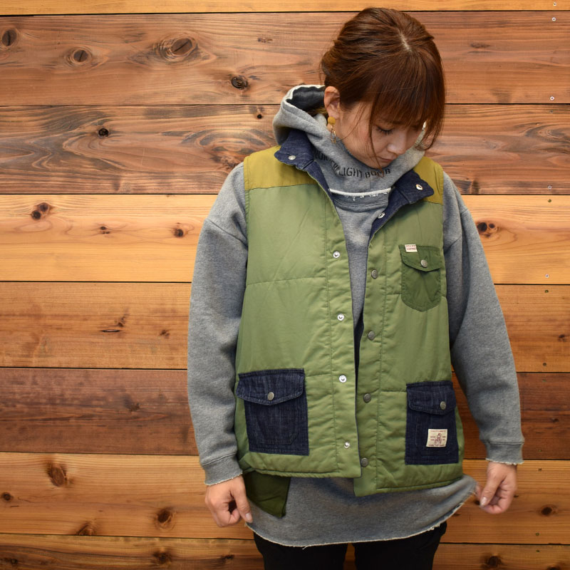 ライム ＬＩＭＥ レディース リバーシブル ナイロンベスト