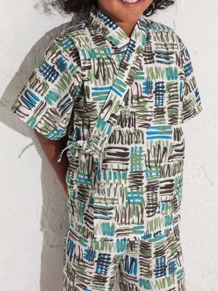 オーシャンアンドグラウンド ボーイズ甚平 4412601