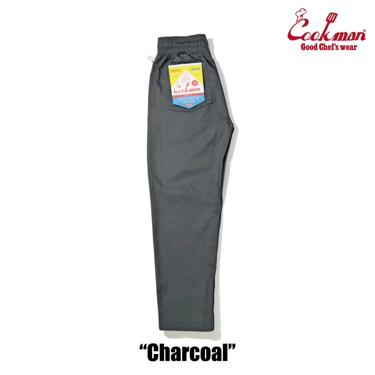 クックマン COOKMAN シェフパンツ チャコール 33859