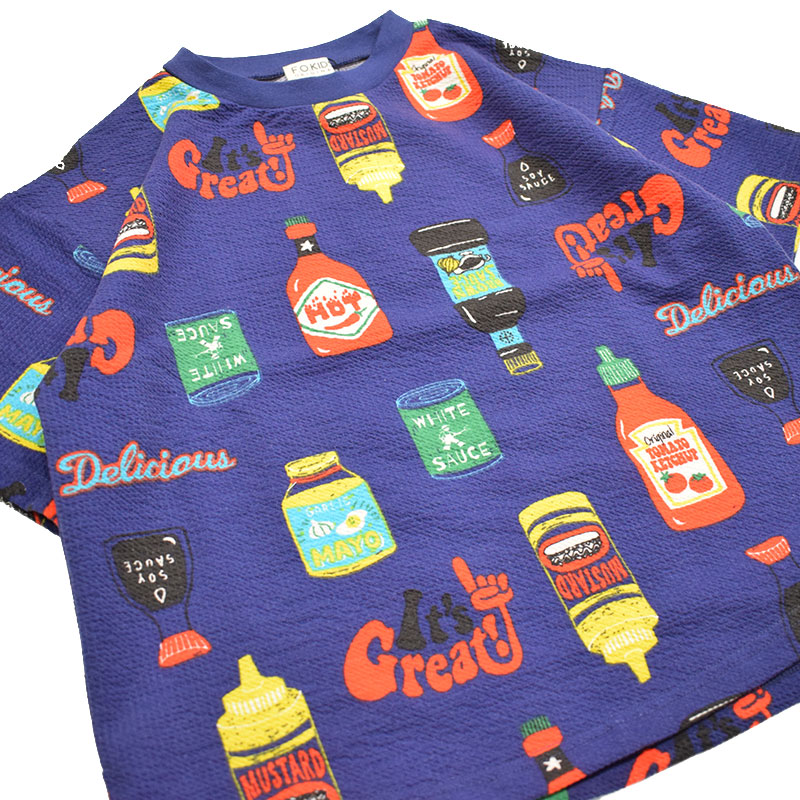 エフオーキッズ F.O.KIDS SAUCE！Tシャツ 207235