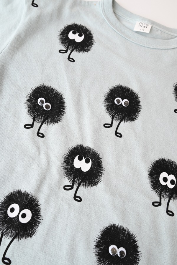 ニコフラート nicohrat キョロキョロモンスターTシャツ 260105