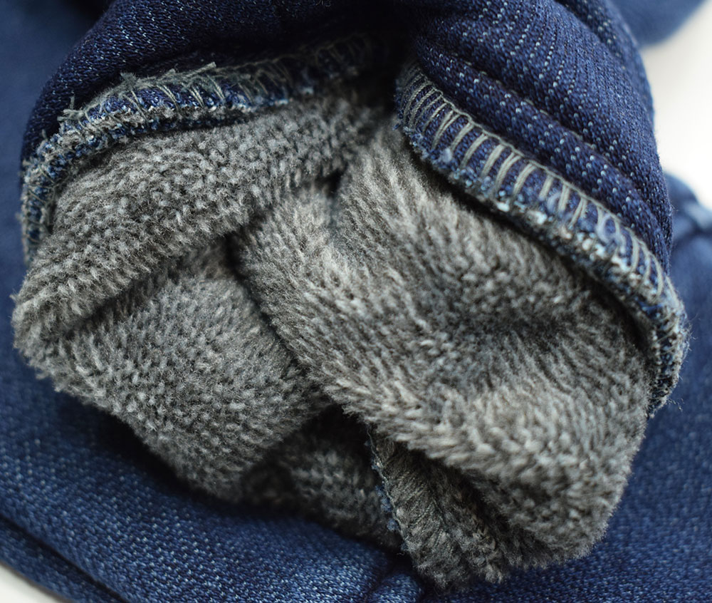 オーシャンアンドグラウンド アンクルリブインディゴシャギーボアパンツ ＷＡ