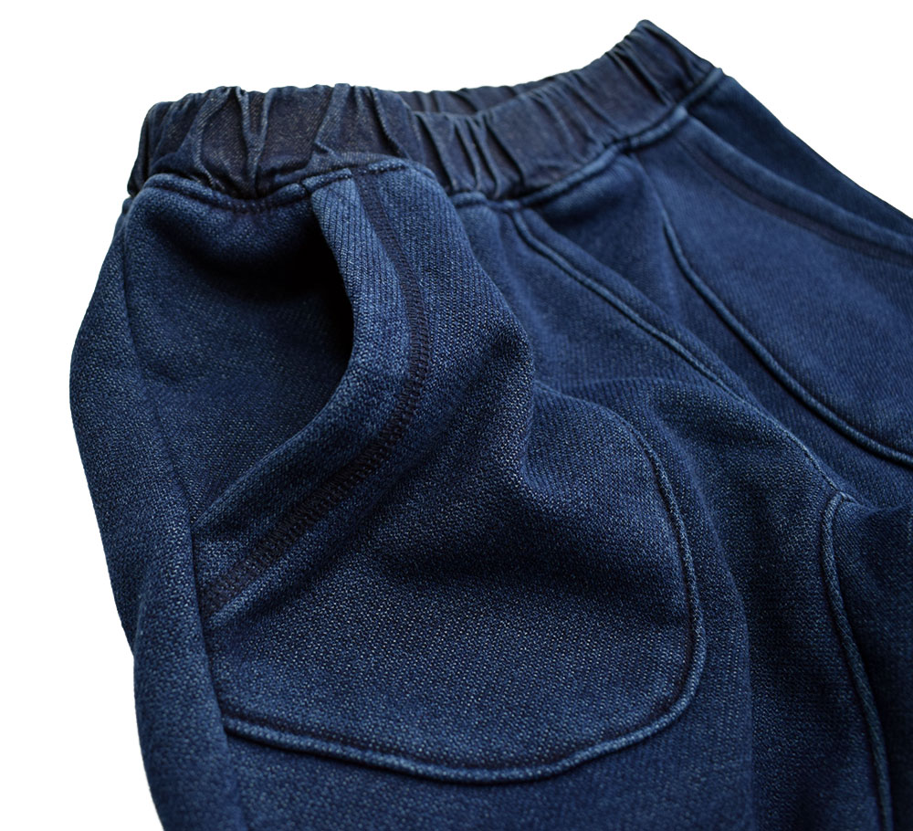 オーシャンアンドグラウンド アンクルリブインディゴシャギーボアパンツ ＷＡ