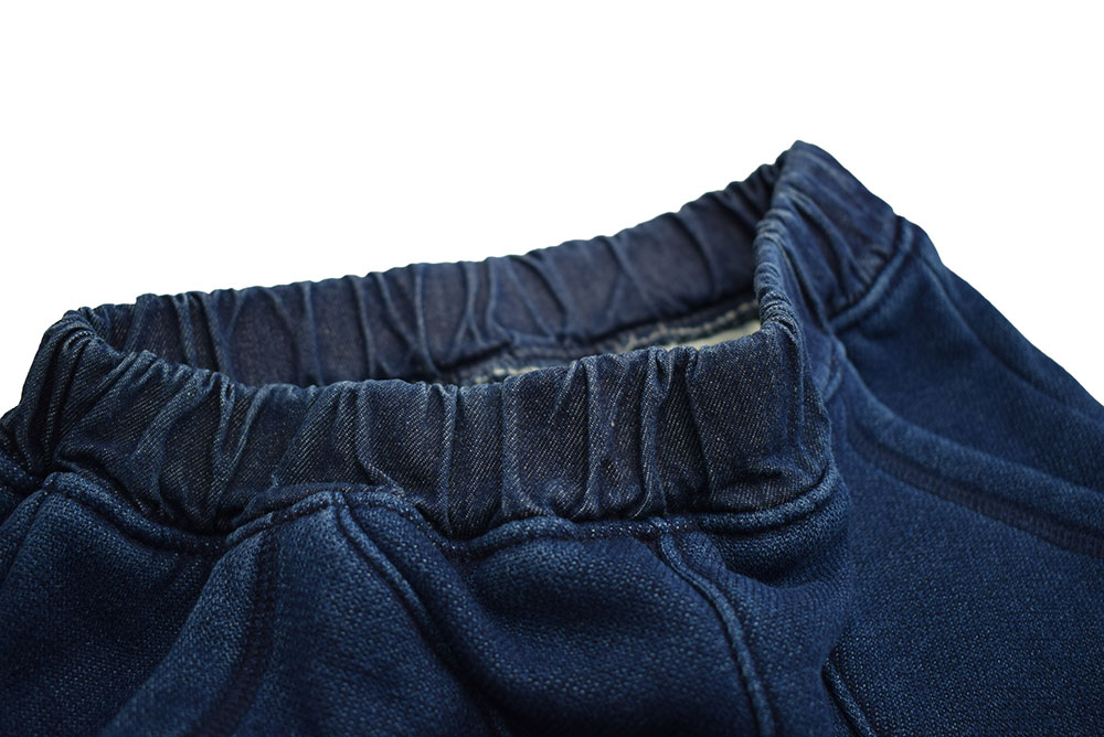 オーシャンアンドグラウンド アンクルリブインディゴシャギーボアパンツ ＷＡ