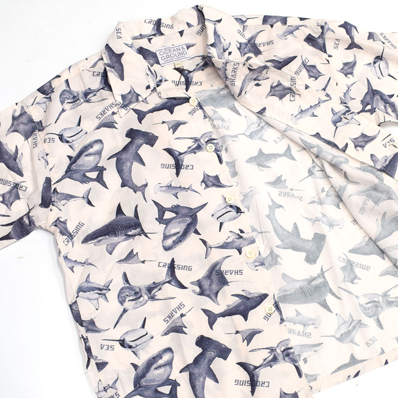 オーシャンアンドグラウンド カメハメハシャツ IV 1316302
