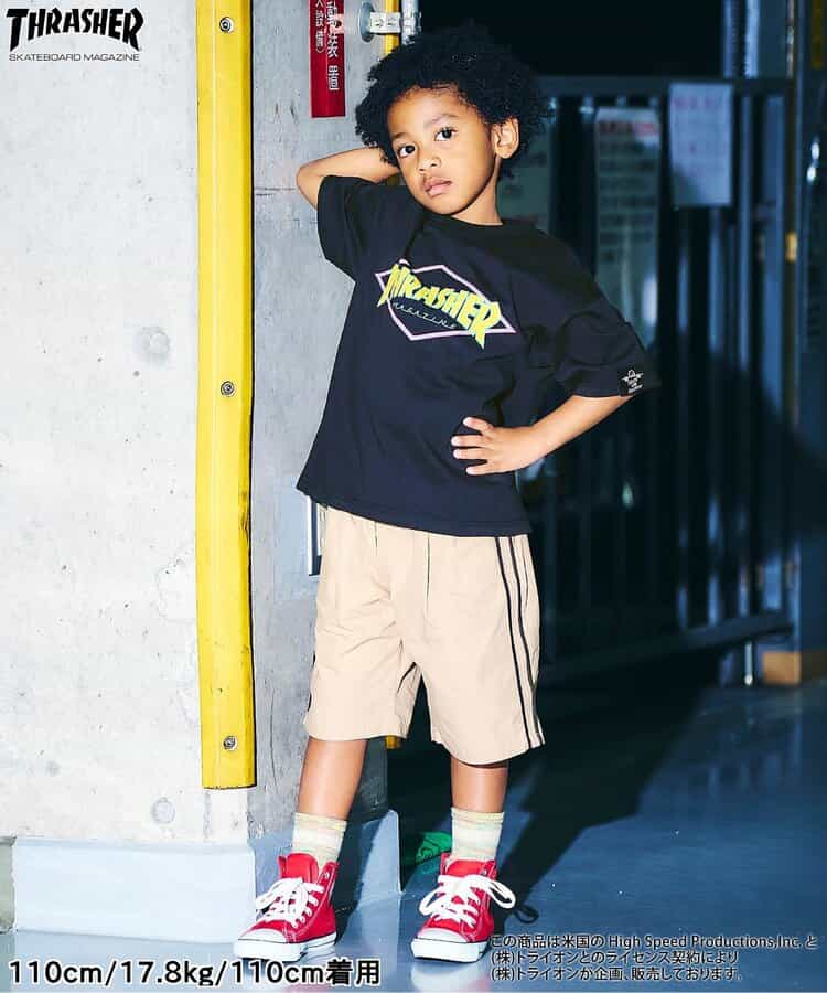 エフオーキッズ F.O.KIDS スラッシャー THRASHER 4柄Tシャツ 207295