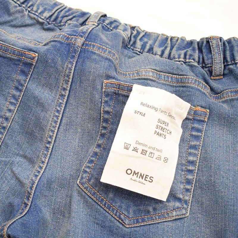 OMNES オムネス 製品洗い365ツイルテーパードパンツ