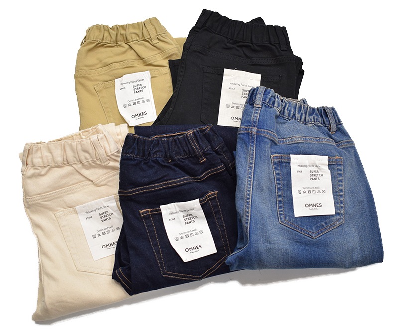 OMNES オムネス 製品洗い365ツイルテーパードパンツ