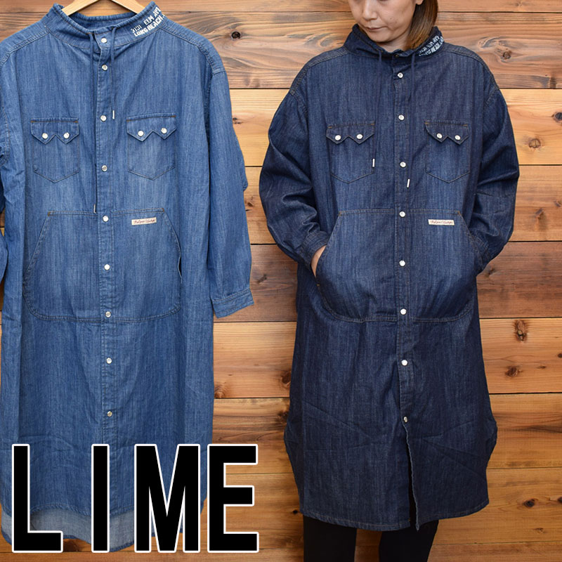 ライム ＬＩＭＥ レディース デニムシャツコート
