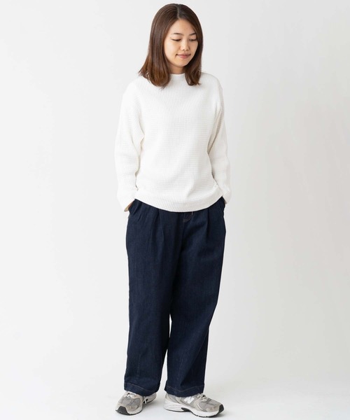 ジムマスター GYMMASTER 10ozストレッチデニム カツラギツータックパンツ チャコール 621747