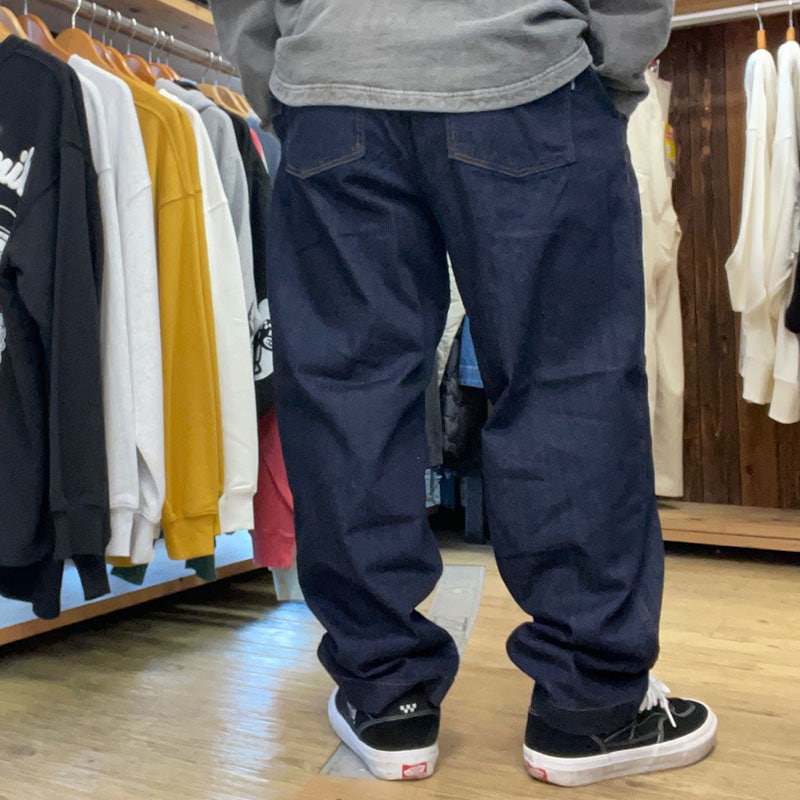 ジムマスター GYMMASTER 10ozストレッチデニム カツラギツータックパンツ チャコール 621747