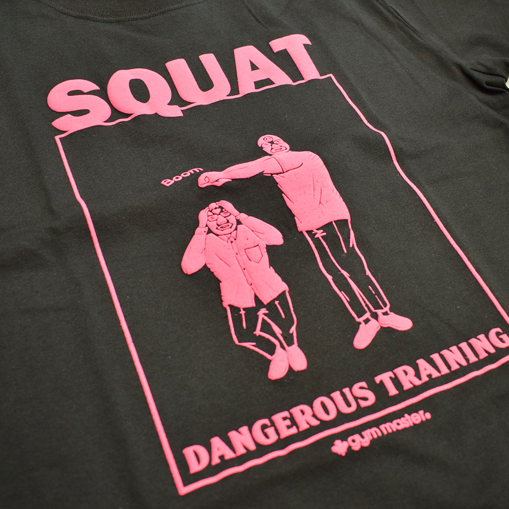 ジムマスター SQUAT Tシャツ ブラック