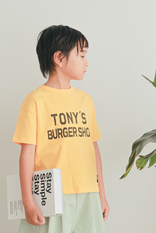 ゼロスタンダード ZEROSTANDARD TONY'S BURGER SHOP 半袖Tシャツ 160139
