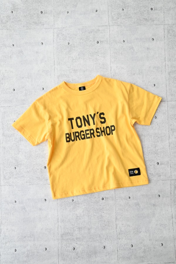 ゼロスタンダード ZEROSTANDARD TONY'S BURGER SHOP 半袖Tシャツ 160139