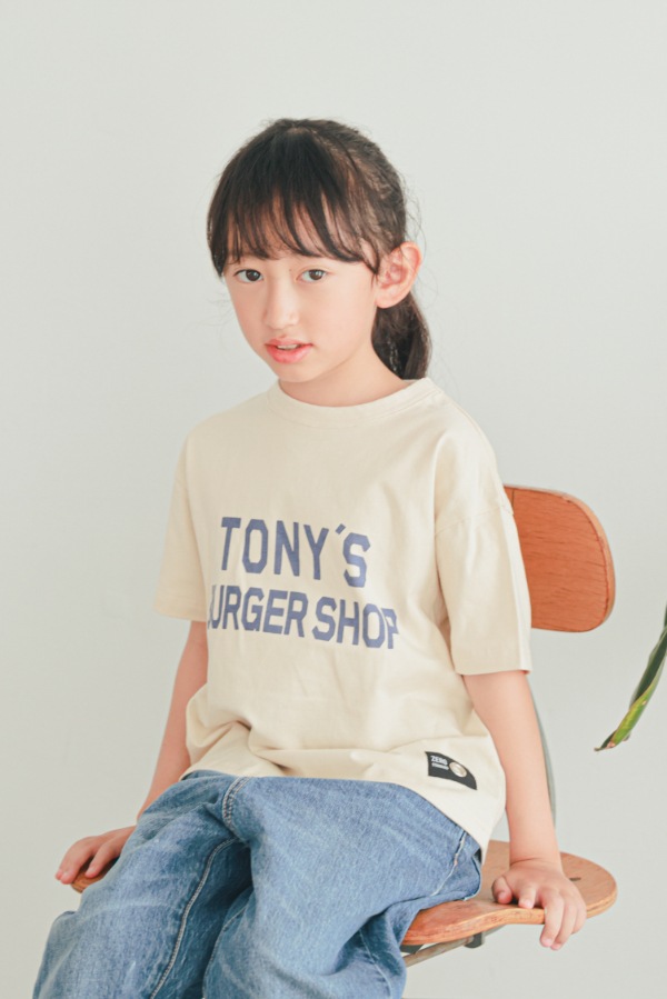 ゼロスタンダード ZEROSTANDARD TONY'S BURGER SHOP 半袖Tシャツ 160139