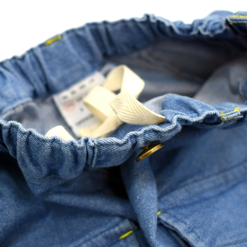 オフィシャルチーム デニムカーゴハーフパンツ ブルー 1123111