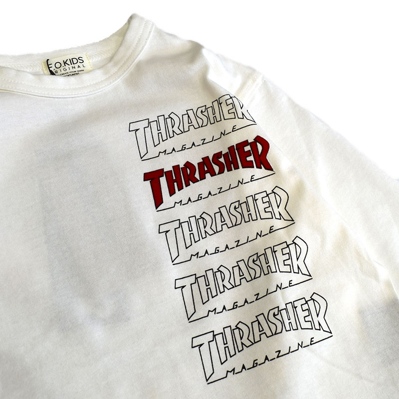 エフオーキッズ FOKIDS スラッシャー THRASHER ロングTシャツ 406174