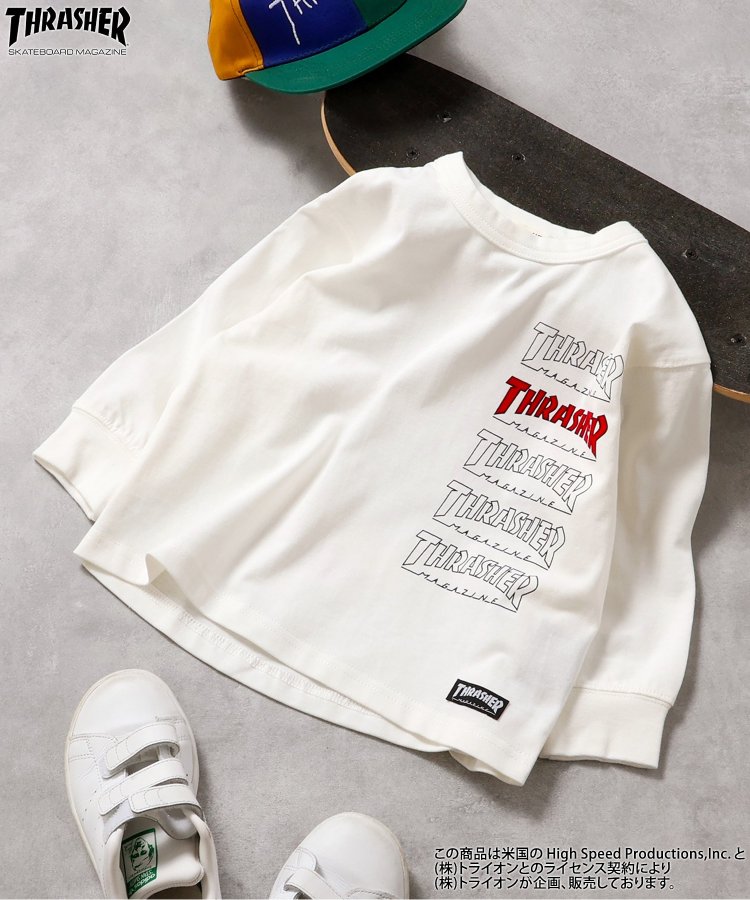 エフオーキッズ FOKIDS スラッシャー THRASHER ロングTシャツ 406174