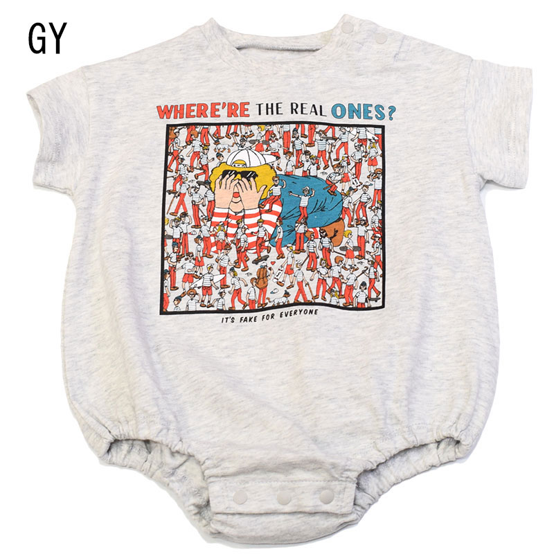 オーシャンアンドグラウンド HIDE＆SEEK パロディ半袖 ボディシャツ 4410201