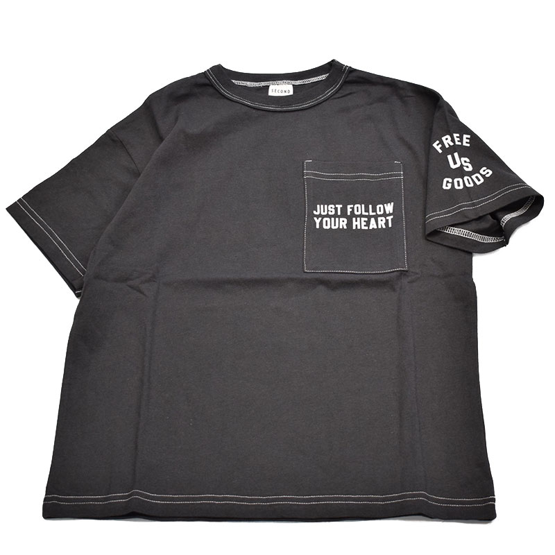 ジーンズベー セカンド JEANSB SECOND 配色ステッチTシャツ 850103